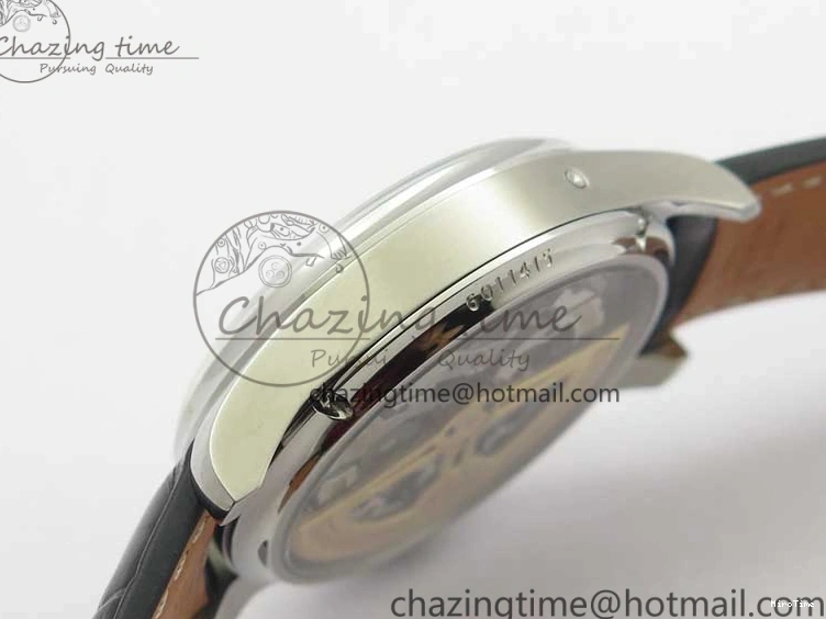 MIROTIME 0216 Portugieser Perpetual Calendar IW503301 V9F 1:1 Best Edition Silver Dial on Black Leather Strap A EyeCatching 7116